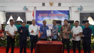 Rekomendasi DPRD jadi Masukan, Evaluasi dan Motivasi Bagi Pemkab Toba