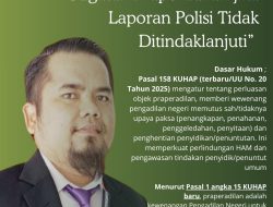 Ketum PHMI Advokat Hermanto; Masyarakat dapat Mengajukan Gugatan Praperadilan jika Laporan Polisi Tidak Ditindaklanjuti