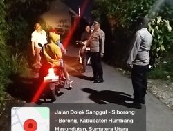Cegah Aksi Meresahkan, Polsek Doloksanggul Perketat Patroli Malam Hari