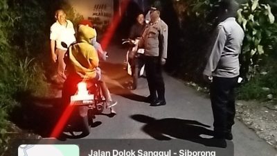 Cegah Aksi Meresahkan, Polsek Doloksanggul Perketat Patroli Malam Hari
