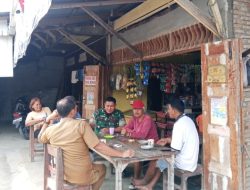 Lewat Komsos , Babinsa Sampaikan Pesan Positif Kepada Warga Binaan
