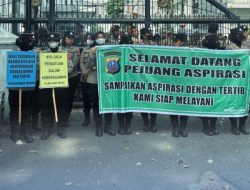Satuan Brimob Polda Sumut Siaga Humanis di Kantor DPRD Medan, Pastikan May Day 2026 Berjalan Aman dan Kondusif