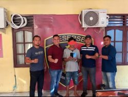 Polsek Sosa Berhasil Tangkap Residivis Pencurian 2 HP di Rumah Warga 