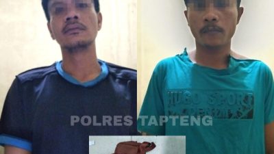 Polres Tapanuli Tengah Ringkus Dua Pelaku Jambret di Desa Aek Horsik