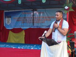 Kapolres Toba Hadiri Perayaan Pesta Paskah Serayon Asahan dan Penggalangan Dana Pembangunan Gereja Katolik St. Markus Adian Baja