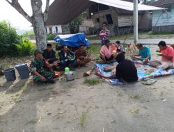 Babinsa Koramil 16/Laguboti Jalin Kedekatan dengan Waga