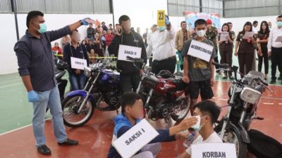 26 Adegan Diperagakan di Rekonstruksi Kasus Penganiayaan di Doloksanggul,