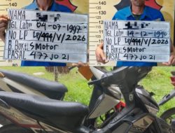Polsek Medan Labuhan Ungkap Kasus Curat, Dua Tersangka Diamankan Usai Sempat Sembunyikan Motor Curian