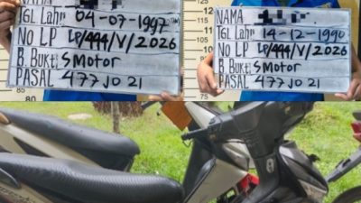 Polsek Medan Labuhan Ungkap Kasus Curat, Dua Tersangka Diamankan Usai Sempat Sembunyikan Motor Curian