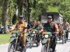 Kapolres Toba Bersama Dandim 0210/TU dan Forkopimda Naik Motor Trail Tinjau Lokasi Rehab RTLH di Desa Parsuratan Balige 