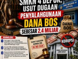 PHMI Gugat SMKN 4 Depok, Usut Dugaan Penyalahgunaan Danas BOS Sebesar 2,4 Miliar