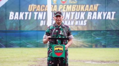 Panglima Kodam I/BB menghadiri Upacara Pembukaan Bakti TNI AD Untuk Rakyat Tahun 2026.