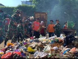 Karya Bakti Satkowil TNI Kodim 0728/Wonogiri Sasar Pasar Sidoharjo