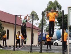 Tes Kesamaptaan Jasmani, Upaya Polres Humbahas Jaga Kesiapan Personel