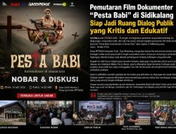 Pemutaran Film Dokumenter “Pesta Babi” di Sidikalang Siap Jadi Ruang Dialog Publik yang Kritis dan Edukatif