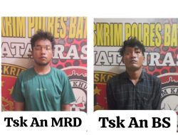 Personel Polres Batu Bara Respon Cepat 110 Amankan Terduga Pelaku Pencurian di Desa Sumber Padi.