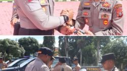 Polres Toba Serahkan Kendaraan Dinas ke Polsek 