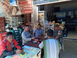 Babinsa Bersama Polsek Laguboti Komsos Jalin Komunikasi dengan Warga Binaan