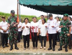 Program Presiden Prabowo Menyentuh Desa, Dandim 0210/TU Resmikan Jembatan Bailey Aek Uram di Desa Panggungunan Kecamatan Pakkat
