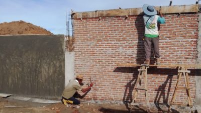 Pembangunan KDKMP di Desa Lintong Nihuta di 19,84%