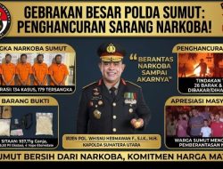 Dalam 72 Jam, Polda Sumut Gempur Sarang Narkoba: 134 Kasus Terbongkar, 26 Barak Dimusnahkan