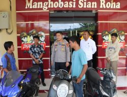 Polres Tapteng Kembalikan 3 Unit Sepeda Motor Hasil Ungkap Kasus Curanmor ke Pemiliknya