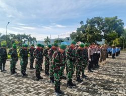 Pabung Toba Kodim 0210/TU Bersama Koramil 17/Balige Hadiri Upacara Harkitnas ke 118 di Kantor Bupati Toba 