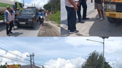 Hari Kedua Operasi Gabungan di Kabupaten Toba, Puluhan Kendaraan Kena Teguran Pajak dan Lalu Lintas 