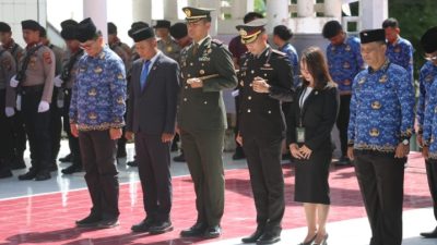 Peringati Harkitnas Ke-118, Dandim 0210/TU Hadiri Upacara Ziarah Nasional di Makam Pahlawan Tarutung