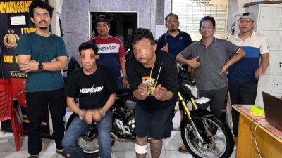 Tiga Hari Buron, Polres Pematangsiantar Ringkus Dua Pelaku Curat Pencurian Motor Dinas Kodim