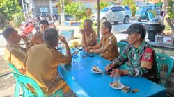 Babinsa Koramil 16/Laguboti Jalin Kerjasama Yang Baik dengan Perangkat Desa 