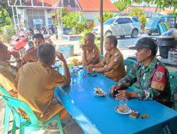 Babinsa Koramil 16/Laguboti Jalin Kerjasama Yang Baik dengan Perangkat Desa 