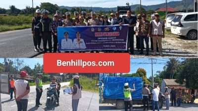 Satlantas Polres Toba Gelar Operasi Gabungan, Gugah Kesadaran Tertib Pajak Kendaraan dan Berlalu Lintas