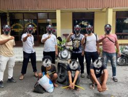 Kurang dari 24 Jam, Tim Jatanras Polres Toba Bekuk 2 Pelaku Curanmor Motor Kurir COD dan 1 Penadah