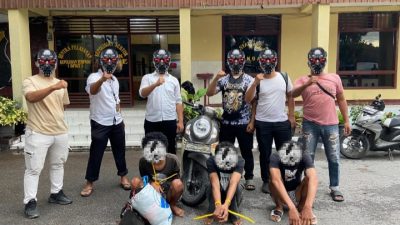 Kurang dari 24 Jam, Tim Jatanras Polres Toba Bekuk 2 Pelaku Curanmor Motor Kurir COD dan 1 Penadah