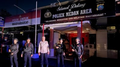 Patroli Malam Polda Sumut Intensifkan Pengamanan Saat Sejumlah Wilayah Medan Alami Pemadaman Listrik