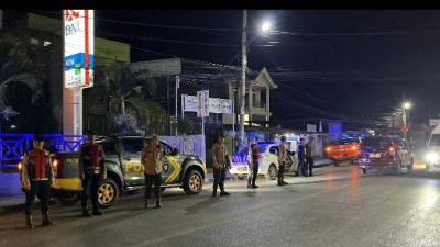 Polres Toba Gelar Patroli Skala Besar Antisipasi Gangguan Kamtibmas Akibat Blackout di Kabupaten Toba