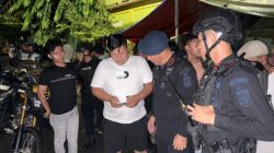 Patroli Blackout, Brimob Polda Sumut Gagalkan Aksi Pencurian Kabel Tembaga di Helvetia