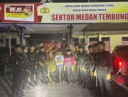 Patroli Dini Hari Brimob Polda Sumut Berhasil Gagalkan Tawuran dan Balap Liar di Kota Medan