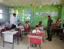 Babinsa Aktif Kawal Penyaluran Program MBG di SDN 3 Laguboti 