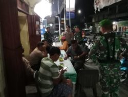 Sinergitas TNI-Polri Gelar Patroli Malam Humanis di Kecamatan Parlilitan 
