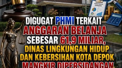 Digugat PHMI Terkait Anggaran Sebesar 61,9 Miliar, Dinas Lingkungan Hidup dan Kebersihan Kota Depok Mangkir Dipersidangan Pembacaan Putusan 