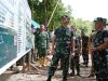 Pangdam I/BB Tinjau Pembangunan Jembatan Perintis Sungai Hou di Nias