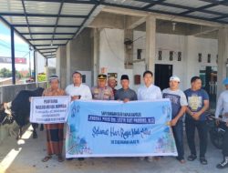 Polres Pematangsiantar Serahkan Bantuan Hewan Kurban dari Kapolri dan Kapolda Sumut di Mesjid Nurul Ikhwan