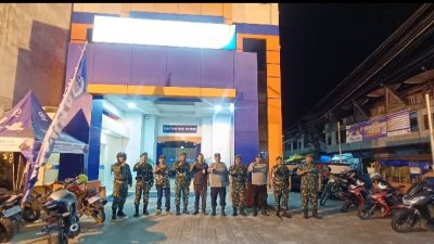 Koramil 17/Balige Bersama Polsek Balige, Ormas Kepemudaan dan FKPPI Gelar Patroli Gabungan Jaga Keamanan Wilayah
