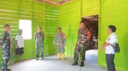 Danramil 17/Balige Dampingi Kunjungan Dandim 0210/TU Tinjau Lokasi RTLH, Rehab Plafon Gereja HKBP Paindoan Balige 