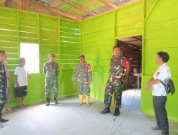 Danramil 17/Balige Dampingi Kunjungan Dandim 0210/TU Tinjau Lokasi RTLH, Rehab Plafon Gereja HKBP Paindoan Balige 