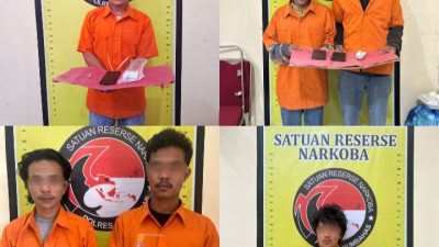 Enam Pelaku Narkotika Jenis Ganja Ditangkap, Tiga di Antaranya Pengedar