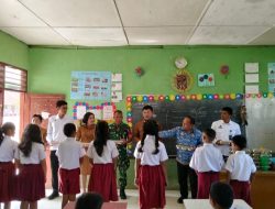 Babinsa Laksanakan Pengawasan Penyaluran Program MBG di SDN Sitoluama 