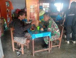 Babinsa Jalin Komunikasi dan Hubungan Baik Bersama Warga Binaan